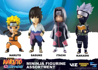 Productafbeelding van Toynami Naruto Shippuden Itachi Mininja minifiguur, 8 cm