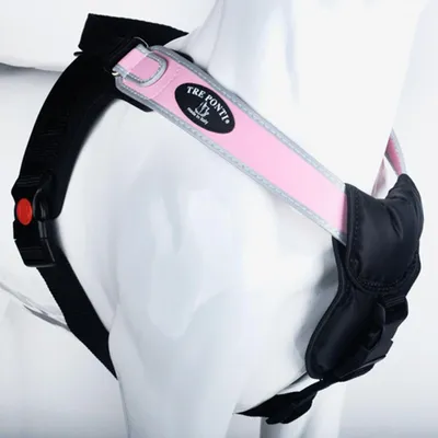 Produktbild von Tre Ponti TP885 Potenza mit reflektierendem Rand rosa, Größe: XL