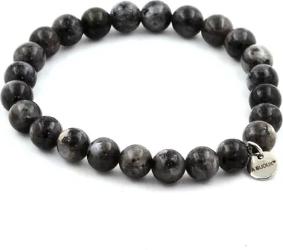 Produktbild von Labradorit Armband mit 8 mm Perlen, 19-20 cm Länge