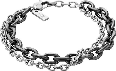 Zdjęcie produktu dla Opaski na rękę Armani Exchange Black Collection - męskie