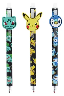 Produktbild von Pokémon löschbare Gelstifte 3er-Pack