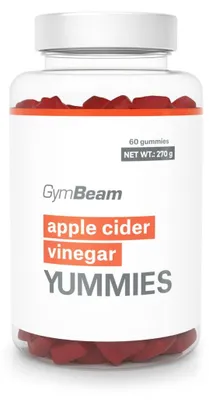Produktbild von GymBeam - Apfelessig Yummies, 60 Kapseln