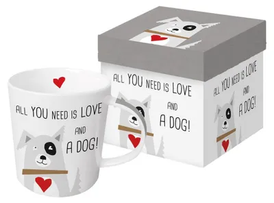 Immagine prodotto di Tazza da caffè Tazza di tendenza - Trend Mug GB Love and Dog
