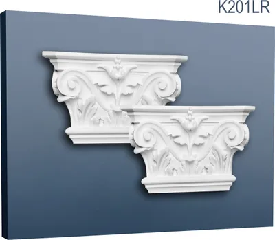 Produktbild von Pilaster Kapitell Set Orac Einrichtungs K201LR LUXXUS Links und Rechts für Pilasterschaft K200 Türumrandung