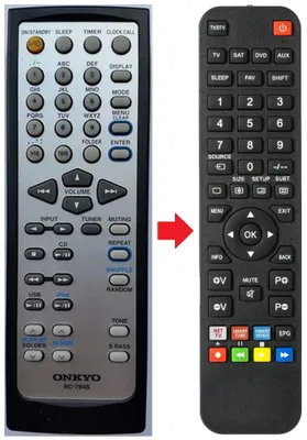 Fernbedienung geeignet für ONKYO CR-545 | RC-784S