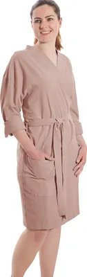 Produktbild von Kimono Bademantel - Altrosa OneSize