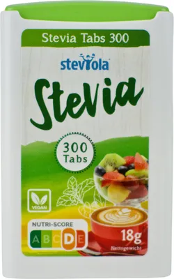 Produktbild von Steviola® Tabs 300 Stück | kalorienarm | Praktisch für unterwegs | vegan | zahnfreundlich | Zuckerersatz