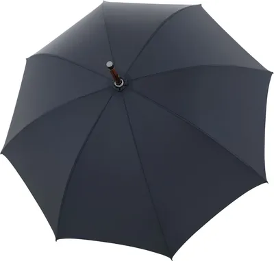 Produktbild von doppler Manufaktur Stockregenschirm Regenschirm Kastanie Oxford Blue dunkelblau