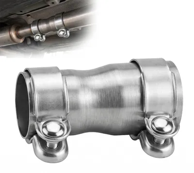 Obrázek produktu pro Spojovací kus výfukového systému - Nerezová ocel 304 - 45-51 mm