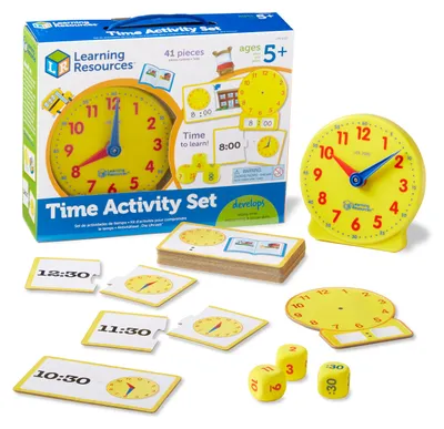 Produktbild von Learning Resources Lernspielzeug - Time Activity Set Uhrzeit lernen