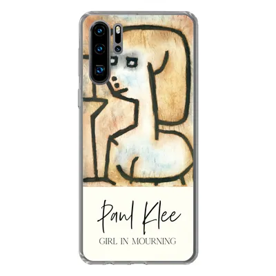 Produktbild von MuchoWow® Handyhülle Schutzhülle Hülle für Huawei P30 Pro Kunst - Paul Klee - Trauerndes Mädchen Silikon Softcase Handy Hülle - Schutzdeckel