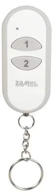 Zdjęcie produktu dla Zamel | Nadajnik 2-kanałowy P-457/2 - czarny - niezawodna kontrola - łatwa instalacja