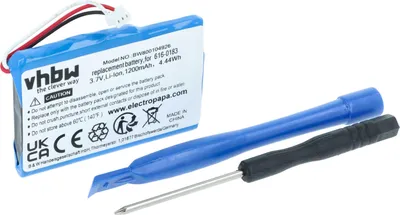 Produktbild von vhbw Akku Ersatz für Apple 616-0183 für MP3-Player Musik Player (1200 mAh, 3,7 V, Li-Ion)