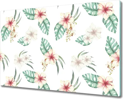 Produktbild von Glas-Herdabdeckplatte Glaskeramikkochfeld-Abdeckung Spritzschutz - 80x52 cm - Blaue Rosen Blumen