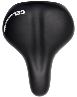 Obrázek produktu pro Dunlop – cyklistické sedlo, kůže PP7559 (univerzální velikost) (černé)