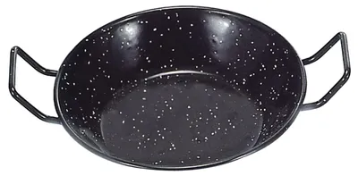 Braadpan 34 cm, emailliert, 6,2 l, mit Handgriffen, schwarz