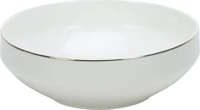 Produktbild von Lunel Salatschüssel Gold umrandet, Gold