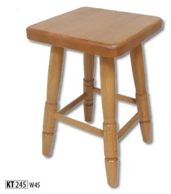 Produktbild von Hocker Küchenstuhl Holzstuhl Sitzhocker Esszimmerhocker Buche Holz Massiv