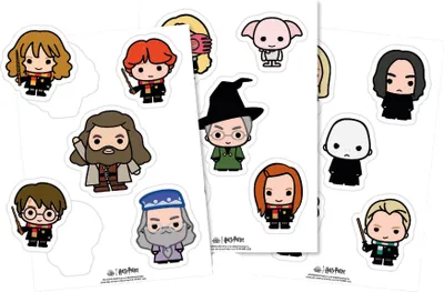 Produktbild von Harry Potter - Figuren-Aufkleber, Papier CD143 (Einheitsgröße) (Bunt)