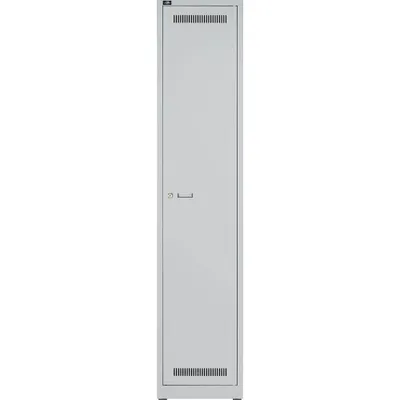 Produktbild von BISLEY Bisley Kleiderspind LIGHT 400 x 1.850 x 500 mm (B x H x T) 1 Abteil Stahl lackiert lichtgrau