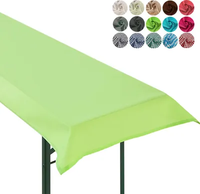 Obrázek produktu pro heimtexland ® Ubrus pivní stan set pivní ubrus zahradní stolní dekorace party event dekorace typ861 zelená 90x240 cm