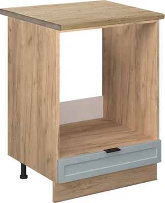 Productafbeelding van Ovenombouwkast Vicco Fame-Line Licht blauw-grijs 60 cm , WB Eik, Model 50802