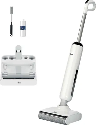 Produktbild von Hoover HW400 011, Standstaubsauger, Beutellos, Weiß, 0,55 l, 0,55 l, Metall