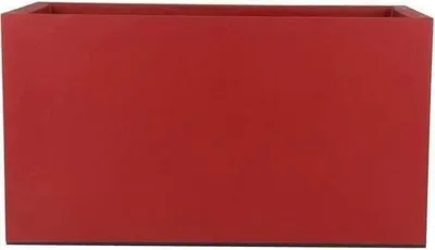 Produktbild von Pflanzkasten Rivera, 59x29,5x33,5 cm, 33 L, Rot Granit, Recycelbares Polypropylen, Doppelwand, Wasserspeicher