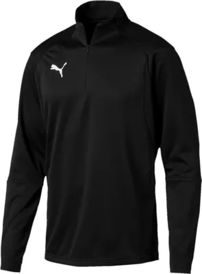Image de Puma Football Liga Haut d'entraînement 1/4 Zip Maillot de foot homme noir Taille M