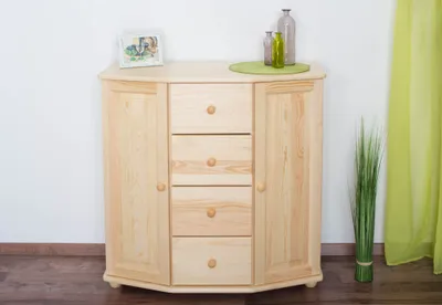 Produktbild von Sideboard, Kommode - Farbe: Natur, Breite: 100 cm