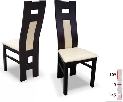 Produktbild von Massivholz Stuhl Esszimmerstuhl Designer Leder Stuhl Stühle Esszimmerstühle K41B