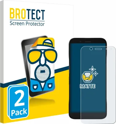 Produktbild von 2x BROTECT Schutzfolie für Datalogic Memor 17 HC Displayschutz Displayschutzfolie Folie Matt Entspiegelungsfolie