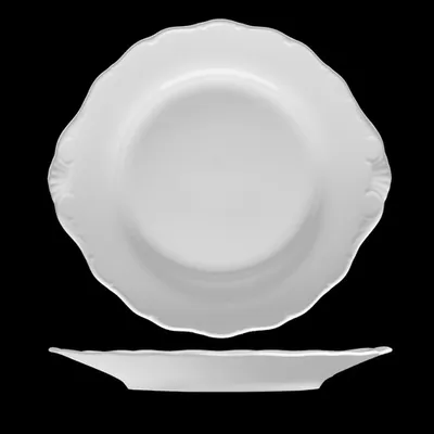 Produktbild von Tortenplatte 27 cm, weißes Porzellan, Verona, G. Benedikt