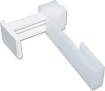 Produktbild von Interdeco Klemmträger / Klemmbefestigung für Raffrollos mit Flexoschiene Weiß, Pack. 2 Stück