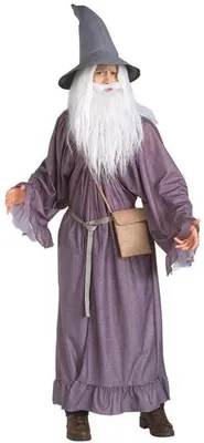 Produktbild von Original Lizenz Gandalf Herr der Ringe Kostüm Hobbit Magier Quenya Hexer Gr. STD