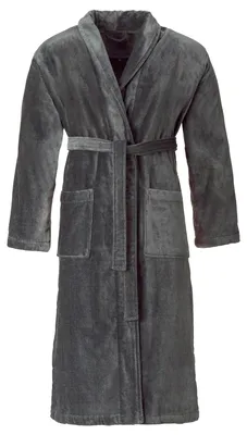 Immagine prodotto di Vossen - Vestaglia da uomo/donna unisex, collo a scialle, velluto LT3691 (M) (colori flanella)