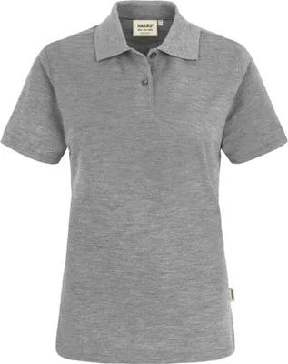 Produktbild von HAKRO Damen Poloshirt Top 224, grau meliert, XL