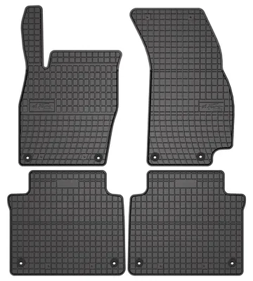 Productafbeelding van Rubberen automatten voor Audi A8 D5 4N vanaf 2017 (sedan) – 4-delig, zwart, op maat – Wielganizator SolidPRO