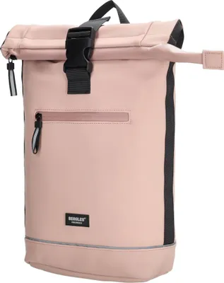 Produktbild von Kleiner Damen Roll up Rucksack Plane Tasche Fahrradrucksack Kurier Rollup Bag Rosa