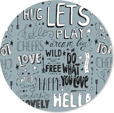 Produktbild von MuchoWow® Mauspad Mousepad Zitate - Worte - Sprichwörter - Baby - Kinder - Kinder 50x50 cm - Mousepads - Maus Mat - Pad - Mausunterlage - Vinyl