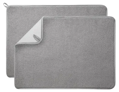 Produktbild von Solidchoice – Set aus 2 saugfähigen Küchenmatte aus Mikrofaser