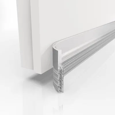 Produktbild von Famanu Türdichtung 100 cm weiß – selbstklebend, extra stark – Türzugstopper für optimale Isolierung