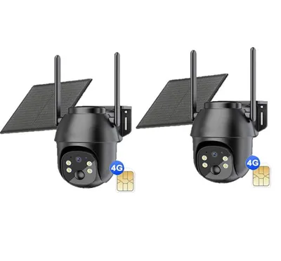 Obrázek produktu pro bezpečnostní kamera s baterií 4G LTE , otáčení a naklápění, bez WiFi, slot na kartu SIM, 2 balení 2 balení