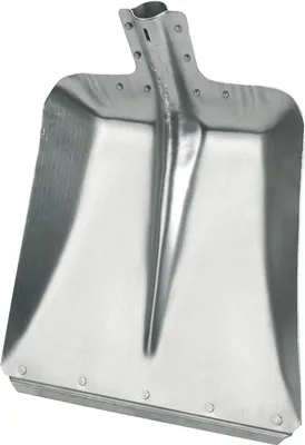 Produktbild von Aluminium-Schleuderwerkzeug 36 cm - Gartenrechen mit Verzinktem Stahlrand und Schneeschleuderfunktion