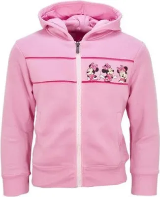 Produktbild von Disney Minnie Maus Mädchen Kinder Kapuzen Hoodie Pullover Pulli – Rosa / 116