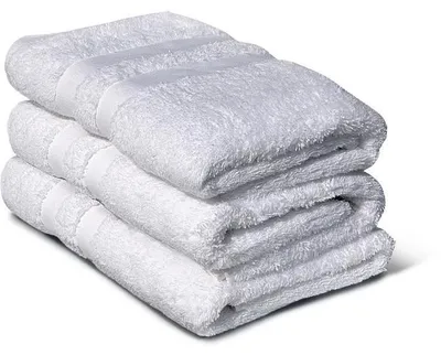 Obrázok produktu pre Sada 3 kúskov ručníkov LOVELY HOME, 50 x 100 cm, 100% bavlna, 500 g/m², biela farba