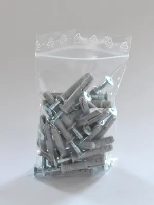Produktbild von Druckverschlussbeutel LDPE 100 x 100mm, 50 my ZIP Beutel Folienbeutel 200 Stk.