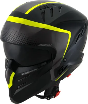 Produktbild von Suomy Armor Crew 2023 Jethelm, schwarz/gelb, L (59/60)