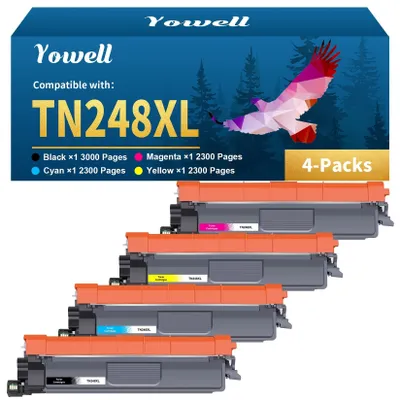 Obrázok produktu pre Kazety s tonerom - TN248XL, balenie 4 kusov