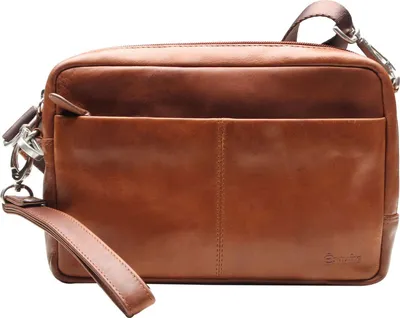 Produktbild von Esquire Handgelenktasche Umhängetasche Dallas Wristlet Bag Brown braun